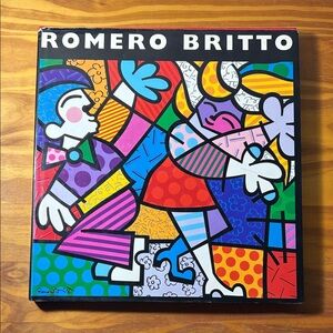 VINTAGE 1994 | Romero Britto Art Library Bound Book